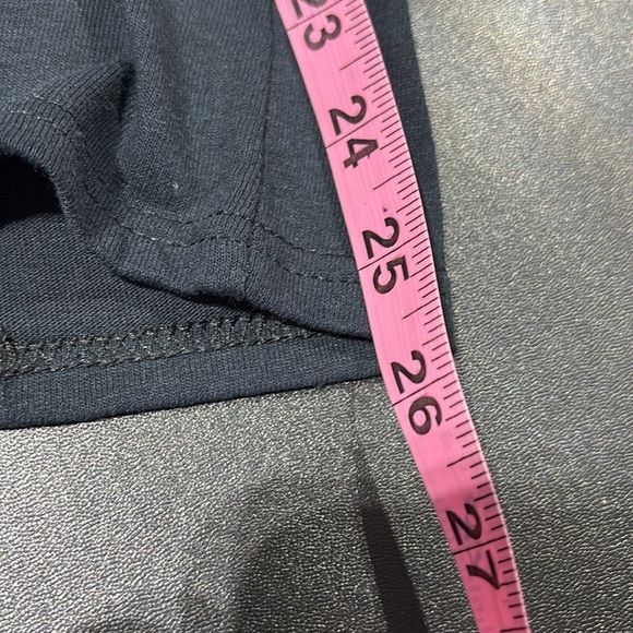 UpWest Henley Rib Knit,Snap Front,horizontal stripe,drop tail,fitted long sleeve - Picture 6 of 7